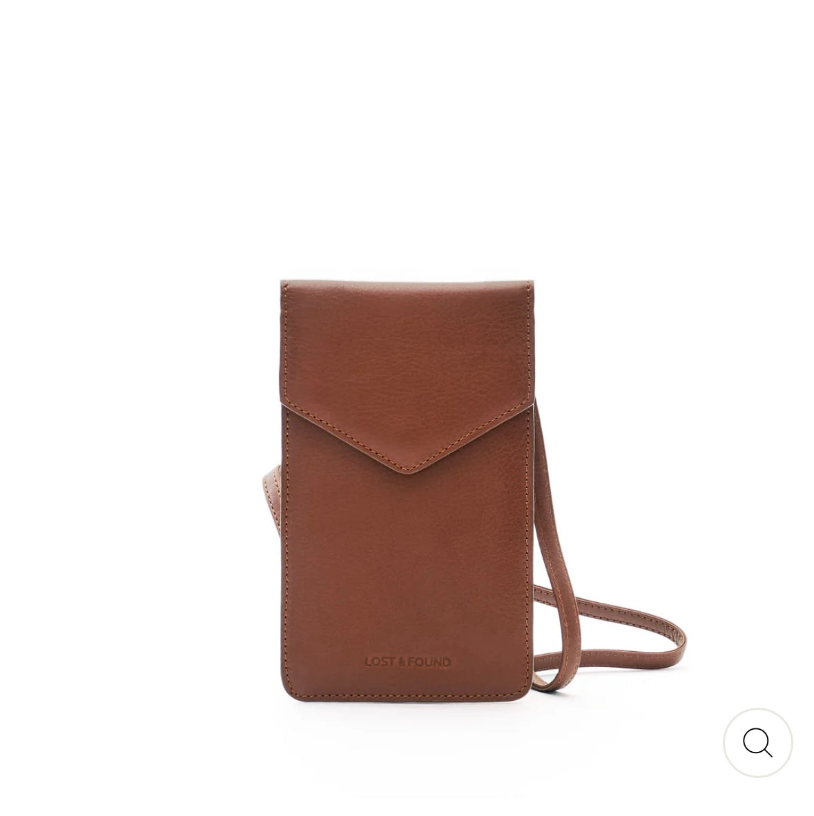 Sacoche téléphone avec poche zippée wishky