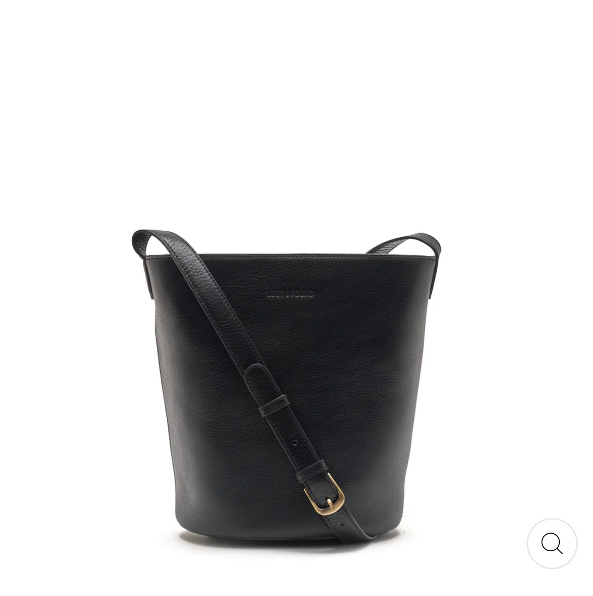 Petit sac seau noir